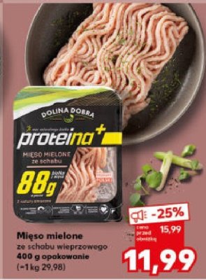 Mięso mielone ze schabu wieprzowego promocja w Kaufland