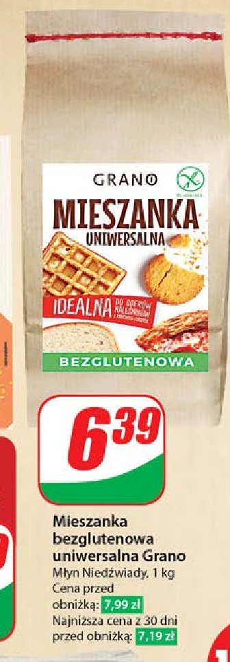 Mieszanka uniwersalna bezglutenowa Grano promocja w Dino