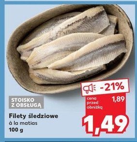 Filety śledziowe a'la matjas promocja w Kaufland