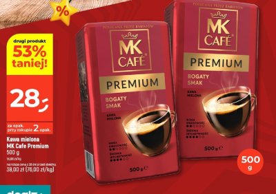 Kawa mielona MK Cafe Premium Bogaty Smak 500 g promocja w Dealz