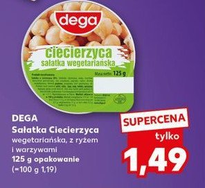 Sałatka wegetariańska z ciecierzycy Dega promocja