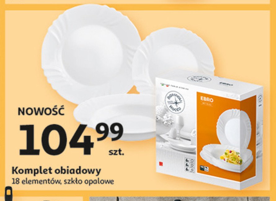 Komplet obiadowy ebro Bormioli rocco promocja