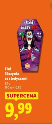 Skrzynia ze s艂odyczami Fini promocja w Lidl