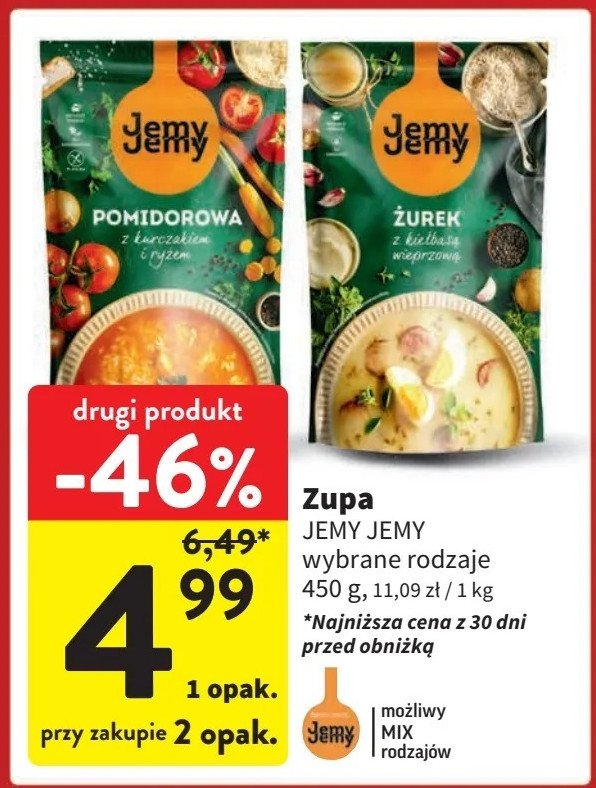 Żurek z kiełbasą wieprzową JEMYJEMY promocja