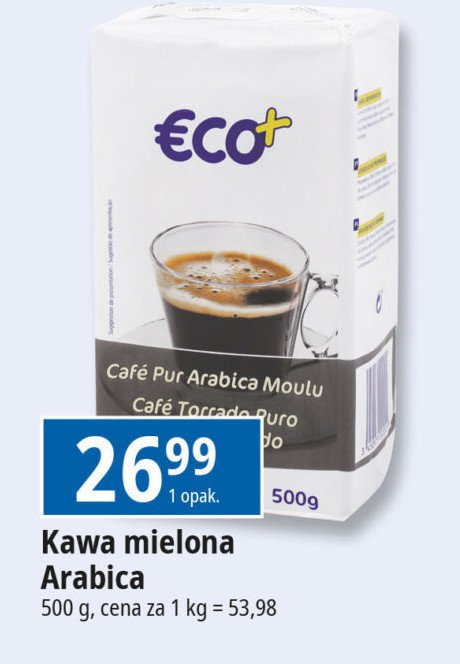 Kawa arabica Eco+ promocja w Leclerc