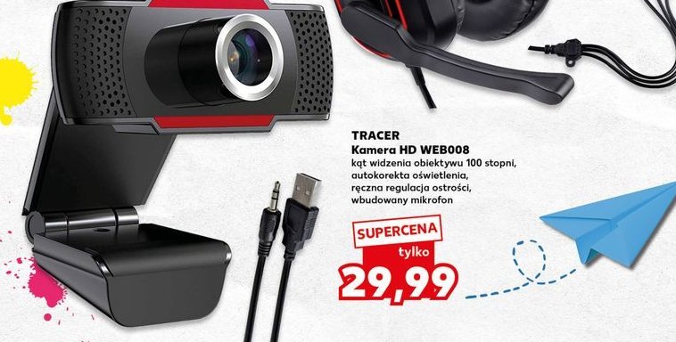 Kamera hd web008 Tracer promocja