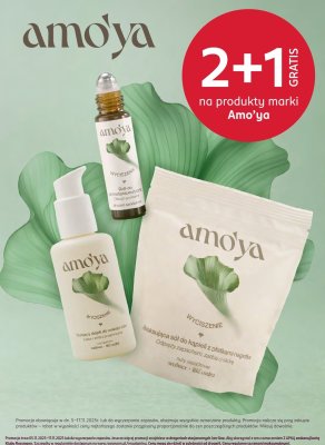 Kosmetyki Amo'ya 2+1 gratis promocja w Rossmann