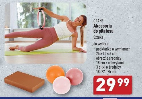 Piłki do pilatesu 18 cm + 22 cm + 25 cm CRANE promocja