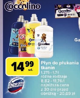 Płyn do płukania honeysuckle & sandalwood Coccolino creations promocja w Carrefour