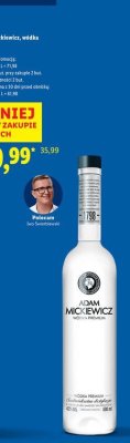 Wódka Adam Mickiewicz 500ml promocja w Lidl