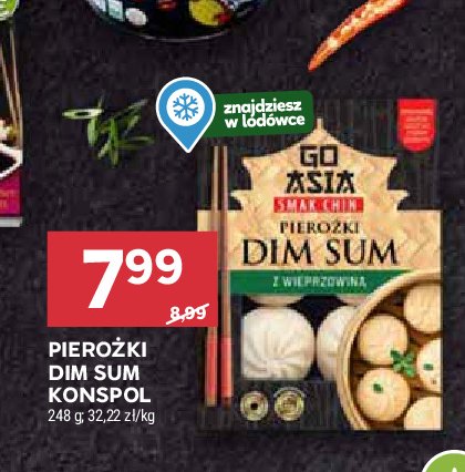 Pierożki dim sum z wieprzowiną Go asia promocja