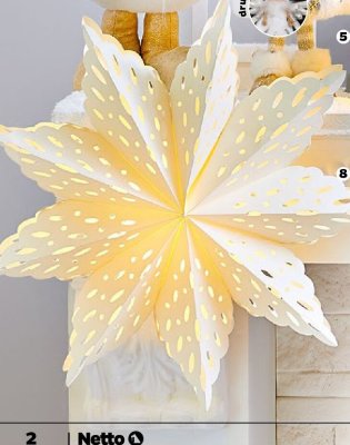 Wisząca gwiazda LED promocja w Netto