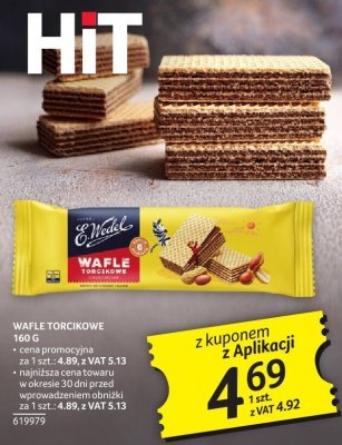 Wafle torcikowe E.Wedel 160 g promocja w Selgros
