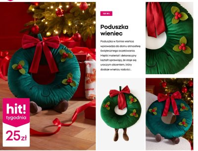 Poduszka wieniec promocja w Pepco