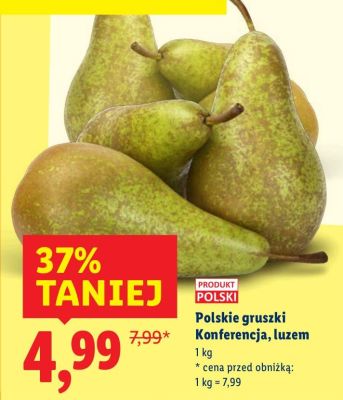 Gruszki Polskie Konferencja, luzem promocja w Lidl