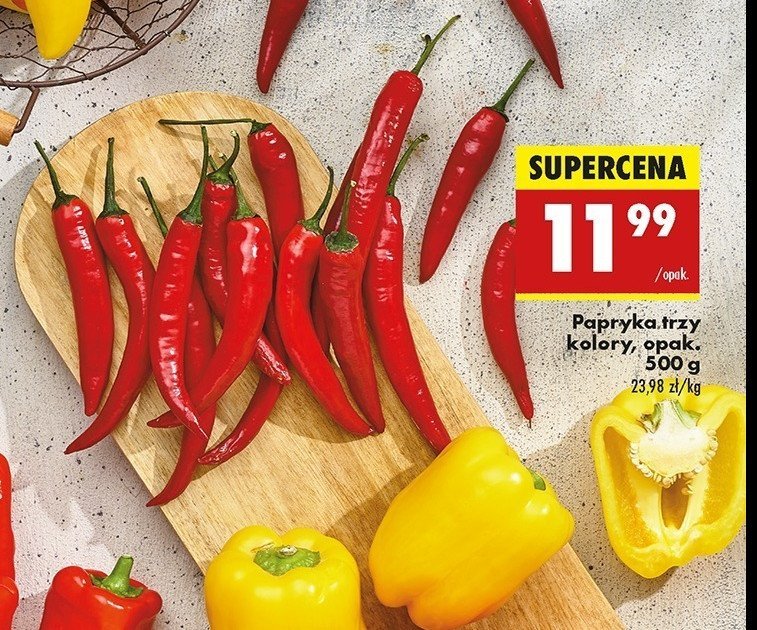 Papryka trzy kolory promocja