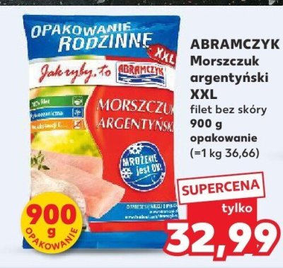 Morszczuk argentyński XXL ABRAMCZYK filet bez skóry promocja w Kaufland