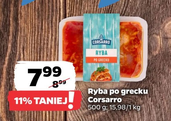 Ryba po grecku Corsarro promocja w Netto