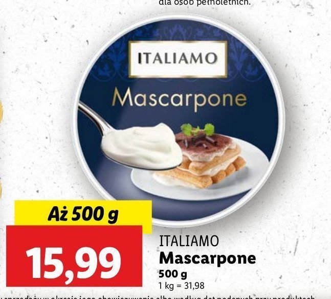 Ser mascarpone Italiamo promocja