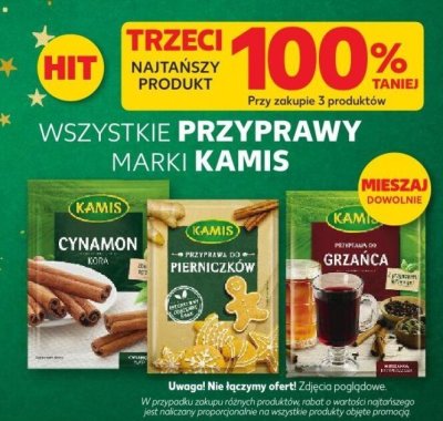 Przyprawa wszystkie rodzaje promocja w Kaufland