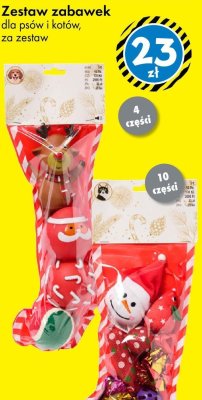 Zestaw zabawek dla psów i kotów promocja w Tedi