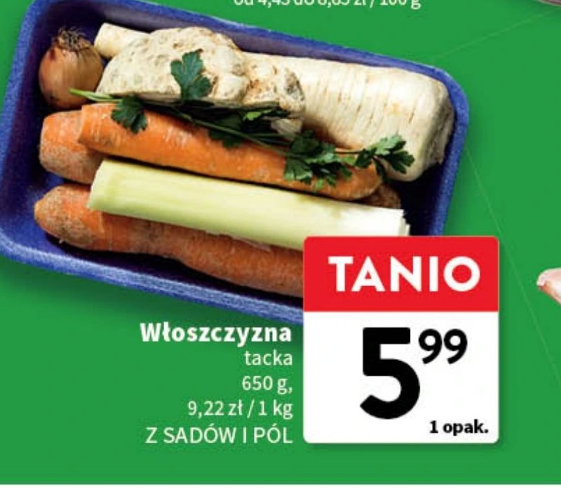 Włoszczyzna Z sadów i pól promocja w Intermarche