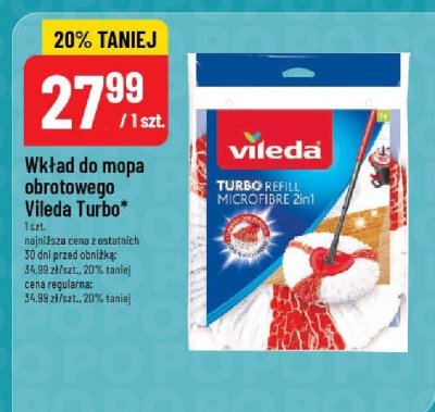Wkład do mopa obrotowego Vileda Turbo promocja w POLOmarket