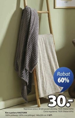 Koc polar HAGTORN promocja w Jysk