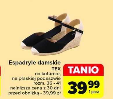 Ekspadryle damskie 36-41 Tex promocja