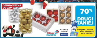 Wszystkie bombki DRUGIE -70% promocja w Carrefour