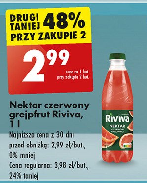 Nektar czerwony grejpfrut Riviva promocja