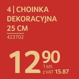 Choinka dekoracyjna 25 cm promocja w Selgros