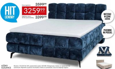 Łóżko ELEGANCE Abra Meble promocja w Abra Meble