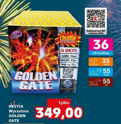 Wyrzutnia GOLDEN GATE promocja w Kaufland