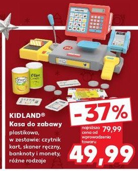 Kasa fiskalna zabawkowa Kidland promocja w Kaufland