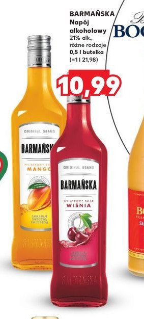 Wódka Barmańska wiśniowa promocja w Kaufland