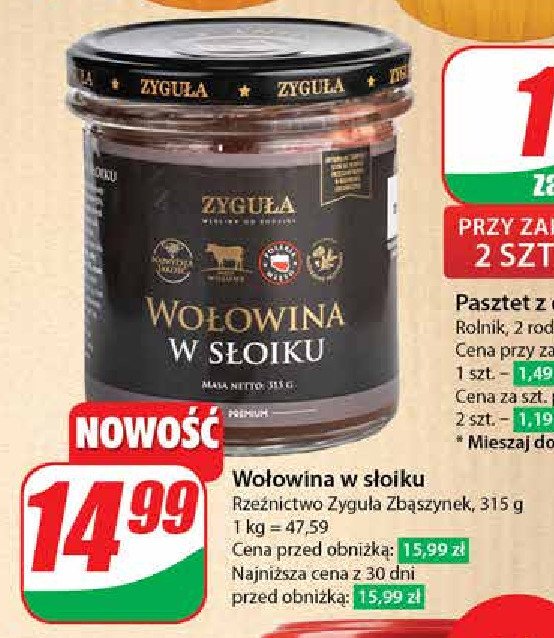 Wołowina w słoiku Zyguła promocja