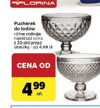 Pucharek do lodów Florina (florentyna) promocja