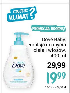 Emulsja do mycia ciała i włosów sensitive moisture Dove baby promocja