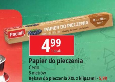 Rękaw do pieczenia 3 m x + klipsy Paclan promocja