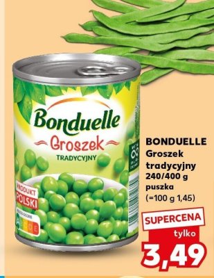 Groszek tradycyjny BONDUELLE promocja w Kaufland