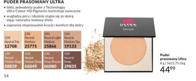 Puder prasowany AVON Ultra (różne odcienie) promocja w AVON