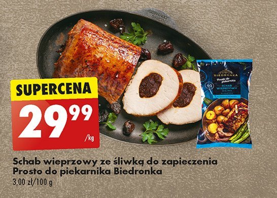 Schab swojski tradycyjnie wędzony Biedronka promocja