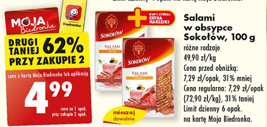 Salami w obsypce texas Sokołów promocja