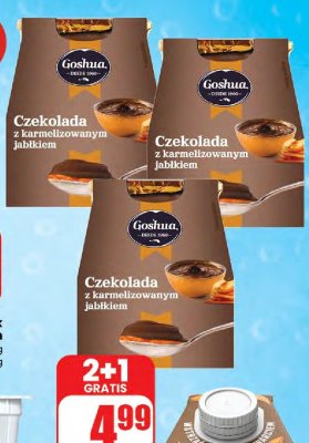 Deser czekoladowy z karmelizowanym jabłkiem  promocja w Dino