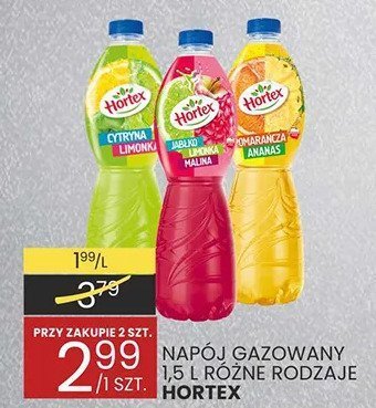 Napój gazowany 1 l różne rodzaje Hortex promocja w Wafelek
