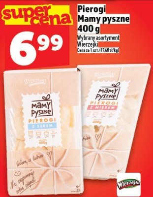 Pierogi Mamy pyszne 400 g promocja w TOPAZ