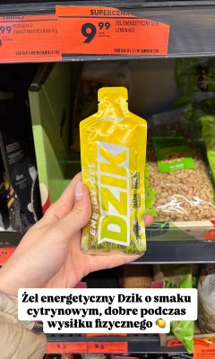 Żel energetyczny o smaku cytrynowym 66 g promocja w Biedronka