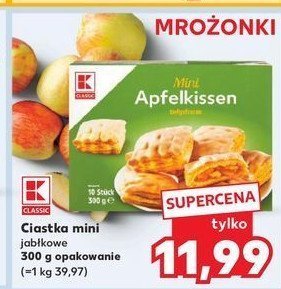 Ciastka mini jabłkowe K-classic promocja