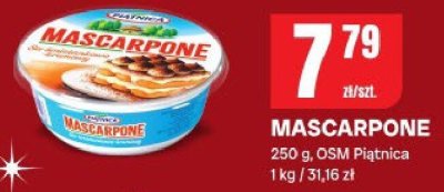 Mascarpone promocja w Chorten